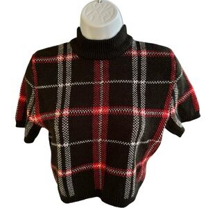 Almost Famous X Revolve Maroon and Black Knit Sweater